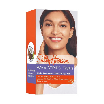 Sally Hansen Hair Remover Wax Strip Kit For Face & Bikini