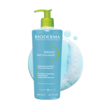 Bioderma Sebium Purifying Foaming Gel Combination Skin