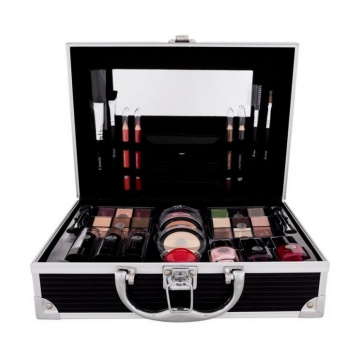 2K All About Beauty Train Case Black