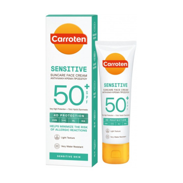 Carroten Sensitive Suncare Face Cream SPF 50