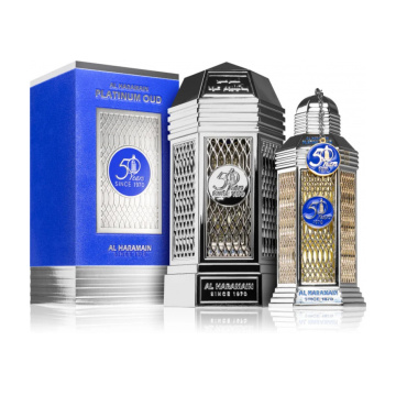 Al Haramain 50 Years Platinum Oud