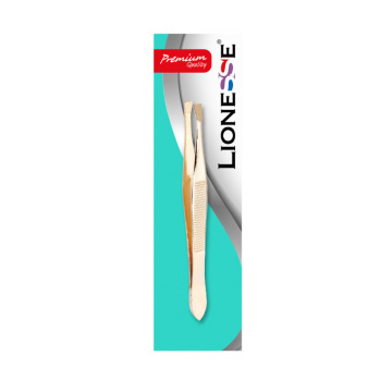 Lionesse Tweezers Gold (3008А)