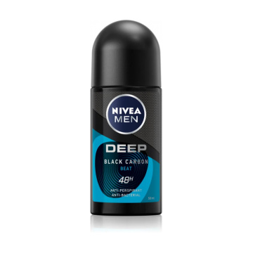 Nivea Men Deep Black Carbon Beat Roll-on